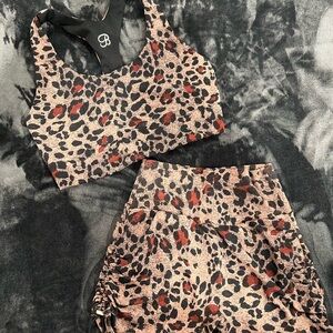 Bombshell Sportswear Leopard Print Set